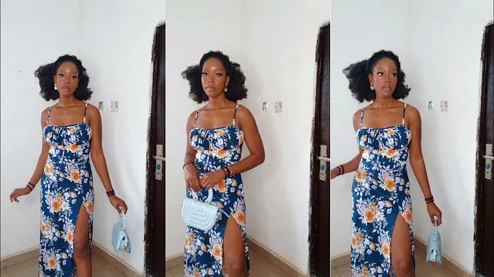 DIY/HOW TO MAKE HIGH SLIT MILKMAID SUMMER DRESS. HOUSE OF CB