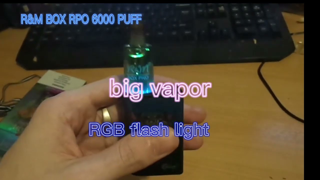 R&M BOX PRO 6000 PUFF REVIEW