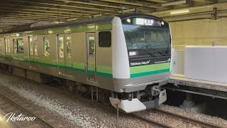 横浜線E233系　古淵駅2番線　発車メロディー付き　Watercrown