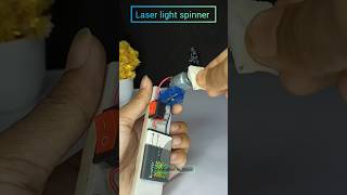 laser light spinner#dcmotor#short#experiment#tech #diy#dc#project#science#viral#prayagraj