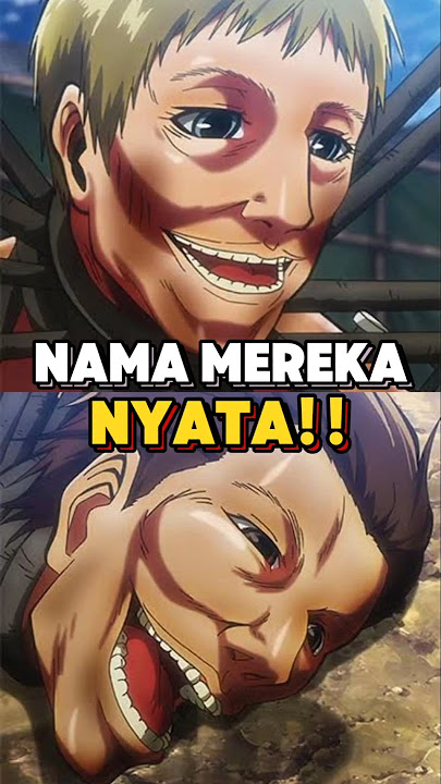 Shawney dan bean Attack on Titan ternyata..... #anime #attackontitan #aot