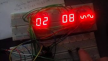 AVR projectdemo 7SEGMENT LCD clock with ATmega168