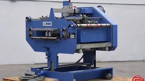 2005 MBO B21-3-X Knife Fold Unit