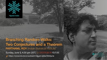 Branching Random Walks: Two Conjectures and a Theorem by Parthanil Roy