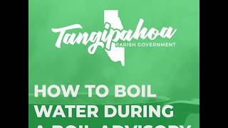 How To Boil Water During a Boil Advisory