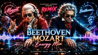 Classical Techno Focus Mix I Mozart Beethoven Reborn I Beethoven Mozart Energy Mix