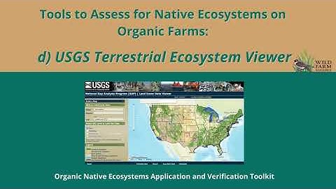 Toolkit: Appendix D USGS Terrestrial Ecosystems Viewer