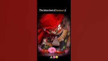 The lotus feet of "krishna"🥺#krishna#trending#love#status#shorts#viral#viralvideos#youtubeshorts#yt