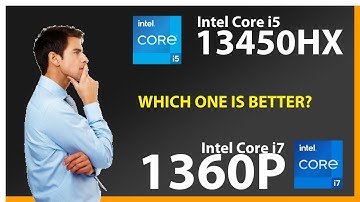 INTEL Core i5 13450HX vs INTEL Core i7 1360P Technical Comparison