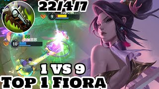 Wild Rift Fiora - Top 1 Fiora Gameplay Rank Challenger