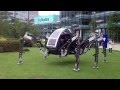 Mantis - Walking machine - Hexapod at media city. War of the worlds!!