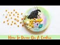 How To Draw On A Cookie Using A Projector