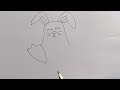 how to draw rabbit for kids easy step by step | animal drawing | cute drawing hub