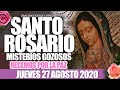 SANTO ROSARIO de Hoy Jueves 27 de Agosto de 2020 MISTERIOS LUMINOSOS//VIRGEN MARÍA DE GUADALUPE