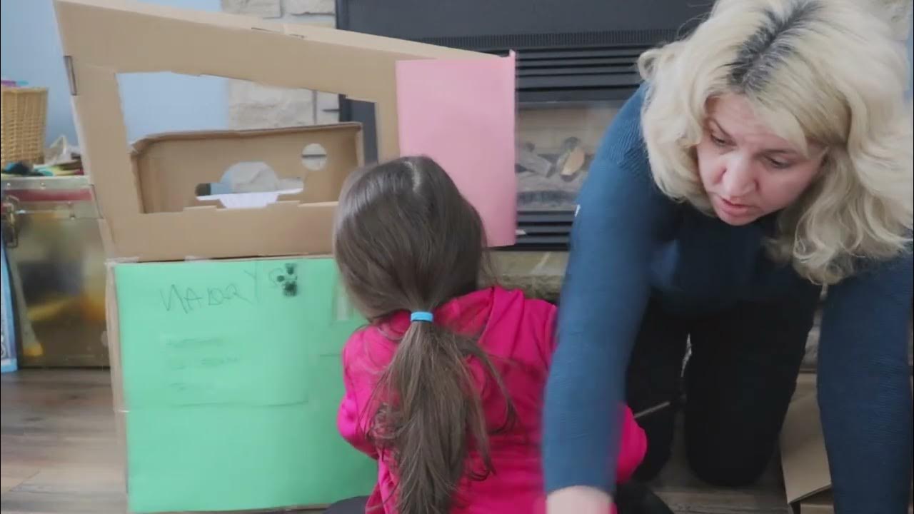 Building a cardboard box ice cream truck (of first time) YouTube