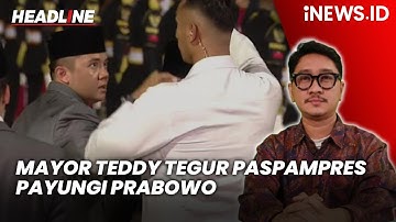 Mayor Teddy Tegur Paspampres Payungi Presiden Prabowo saat Sambut Erdogan | Headline iNEWS.ID