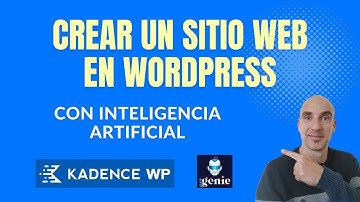 ✅ Crear un SITIO WEB con INTELIGENCIA ARTIFICIAL en WORDPRESS