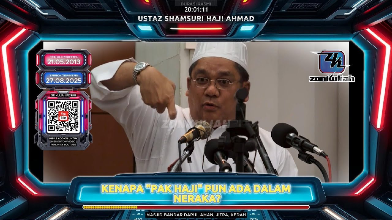 TAZKIRAH : Penyesalan Ahli Neraka & Jumpa Pak Haji Dalam Neraka - Ustaz Shamsuri Ahmad