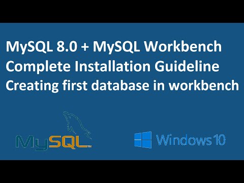How to install MySQL 8.0.22 and Workbench in Windows 10 | #MySQL 8.0.* Complete Installation Guide