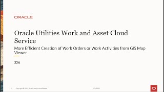 22A More Efficient Creation of Work Orders and Work Activities from GIS Map Viewer video thumbnail