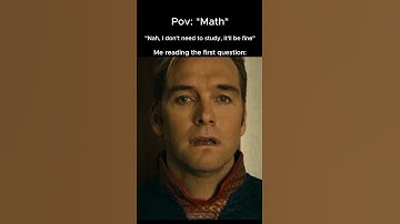 POV: “You read the first question on Math test.” 😭 #shorts #viralshorts