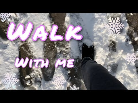 ASMR Walk With Me In The Snow ☃️🌨