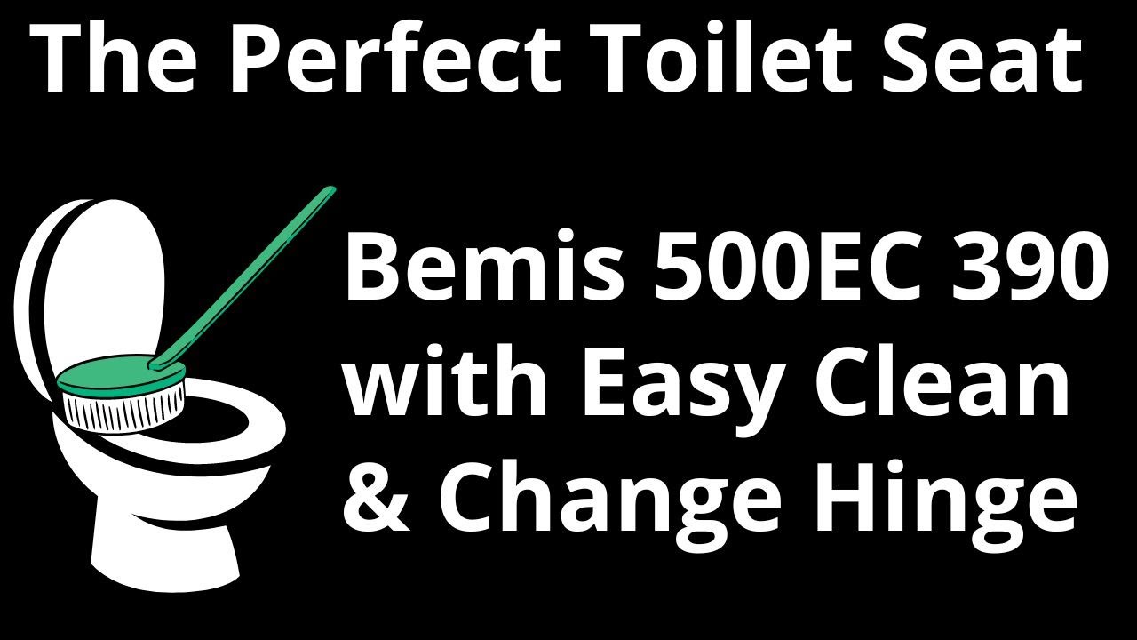 Bemis 500EC 390 Toilet Seat with Easy Clean & Change Hinge