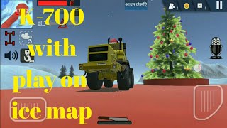 ORSO off-road simulator online Android game/ k-700 truck testing on ice map/orso screenshot 5