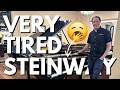 BEFORE: Las Vegas Heirloom 1899 Steinway &amp; Sons Model A Grand Piano Restoration