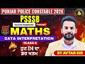 Data Interpretation Maths Class -4 | Punjab Police 2026 + Excise Inspector/ Patwari | by Avtar Sir