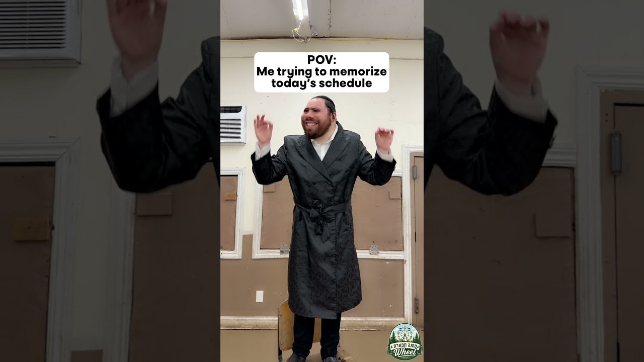 POV: Trying to memorize today's schedule