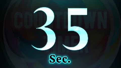 35 Seconds Timer with ticking Sound effects🎶 #shortvideo #video #viralvideo #trending ⏰️