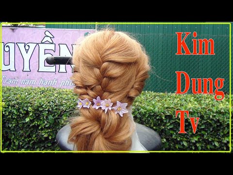 Kiểu búi tóc đẹp và đơn giản-Nice but simple bun-Kim Dung tv