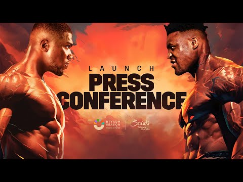 Anthony Joshua Vs Francis Ngannou Launch Press Conference