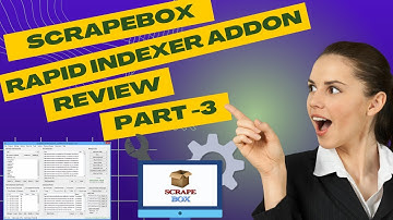 ScrapeBox Rapid Indexer Review and Tutoial Quick Overview