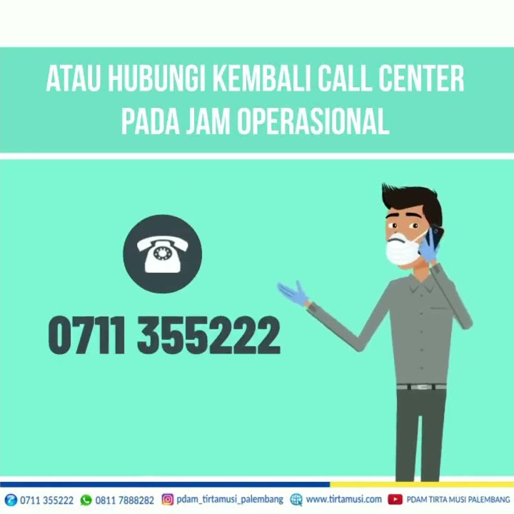 Jadwal Operasional Call Center PDAM Tirta Musi