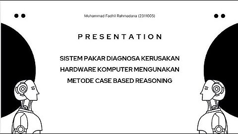 SISTEM PAKAR DIAGNOSA KERUSAKAN HARDWARE KOMPUTER MENGGUNAKAN METODE CASE BASED REASONING