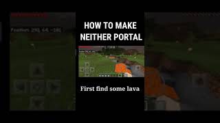 How to make nether portal in minecraft