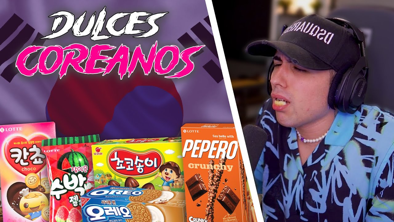 Probando DULCES Y SNACKS COREANOS 🍭 ¿Está bueno o malo?