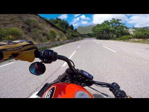 Video: Harley Davidson séria BBQ XR1200, test (2/4)
