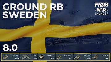 War Thunder Sweden 8.0 Setup Gameplay