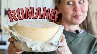 How To Make Romano Cheese || Bandage-Wrapped