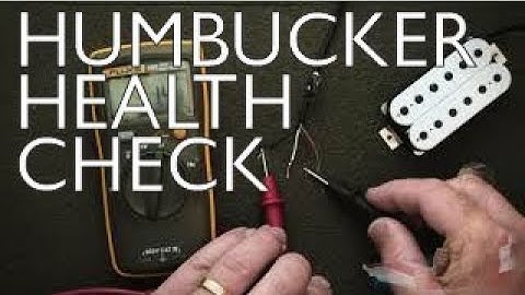 Using A Multimeter To Check Pickup Health