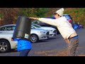 Trash Can Prank!!