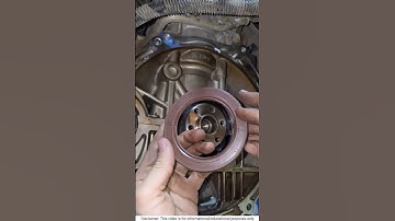Engine Main Oil Seal Replacement Guide | #automotive #mechanic #DIY