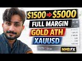 1500 USDC →$5000 USDC | Gold / XAUUSD Full Margin Trading Strategy | NMB FX