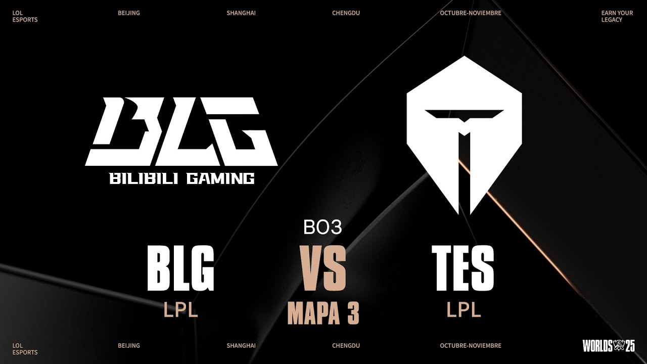 BLG VS TES - GAME 2 - SUIZO - DÍA 9 - WORLDS - 2025 - LEAGUE OF LEGENDS