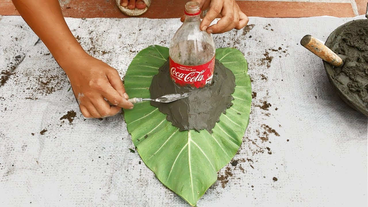 DIY - LOVE PROJECT - Creative cement at home - Beautiful cement craft