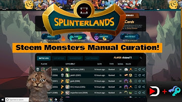 Steem Monsters Manual Curation on The Steem Blockchain!