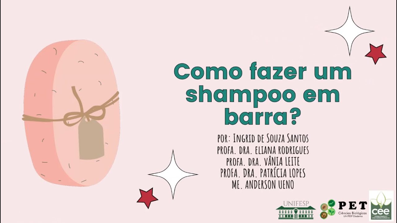 Como fazer um shampoo em barra? YouTube